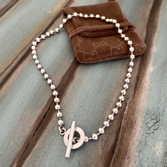 Gucci RARE luxury statement necklace 925 Sterling Silver - Picture 5 of 5